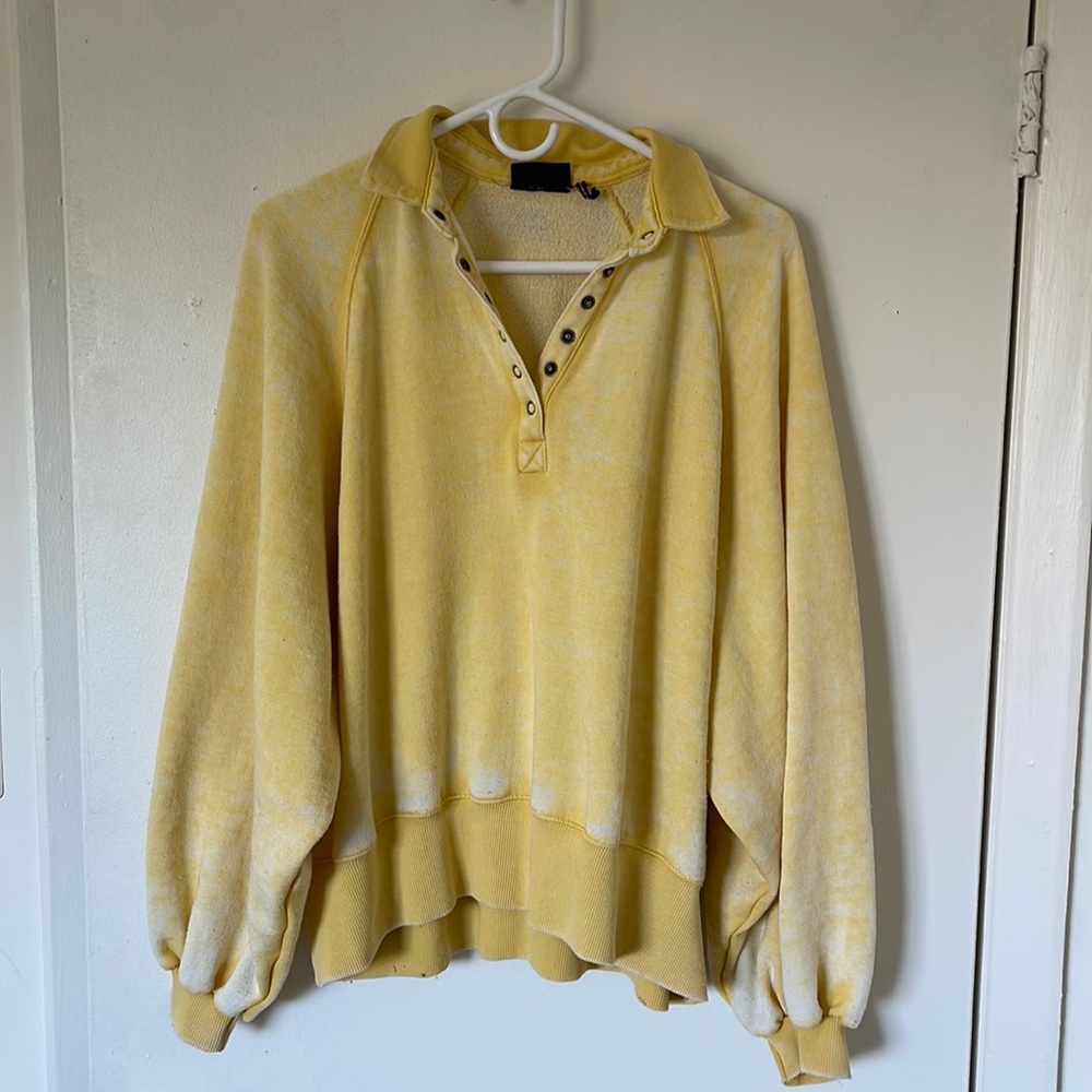 Urban outfitters Oversized Yellow sweatshirt